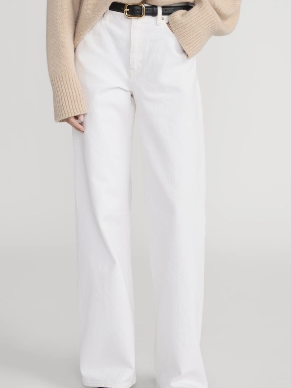 Frame The Stroll White Jeans (Au Naturel Clean)